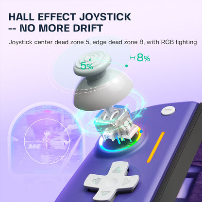 NYXI Hyperion 3 Wireless Switch 2 Joycon Gaming Purple