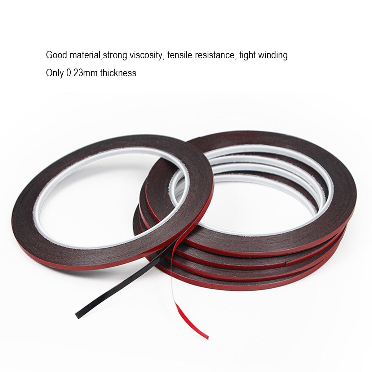 Fita Espuma de Dupla Face Fina 0,23mm para Celular Adesivo para Tela Curva Reparo de Moldura LCD Tampa Traseira para Samsung Xiaomi
