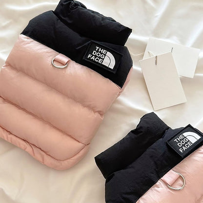 Casaco de Algodão Quente para Pets Roupas para Cães de Duas Pernas Engrossadas Jaqueta de Inverno para Cães Pequenos e Médios Teddy Roupas Fofas de Inverno