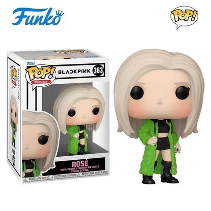 Original Blackpink Action Figure Funko Pop Model Lisa Statue Jennie Figurine Jisoo Figure Rosé Figure Model Collectible Gifts