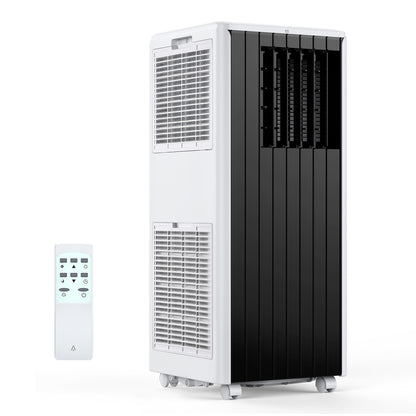 Ar Condicionado Portátil 8000 BTU, Unidade de Resfriamento AC 3 em 1, 2 Velocidades, Timer 24H, Baixo ruído, Instalação rápida para Quarto e Escritório