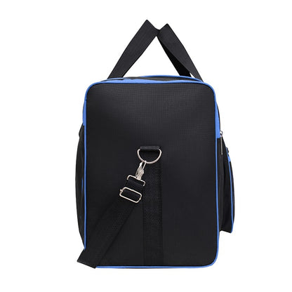 Men's Large Capacity Luggage Bag - Multi Pocket Travel Bag with Zipper Closure, Foldable Design, Ideal for Vacation and Sports E