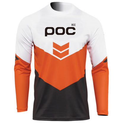 POC Men Cycling Jersey MTB Downhill T-shirt Racing Sport Bicycle Shirt Ropa Ciclismo Team Bike Jersey Cycling