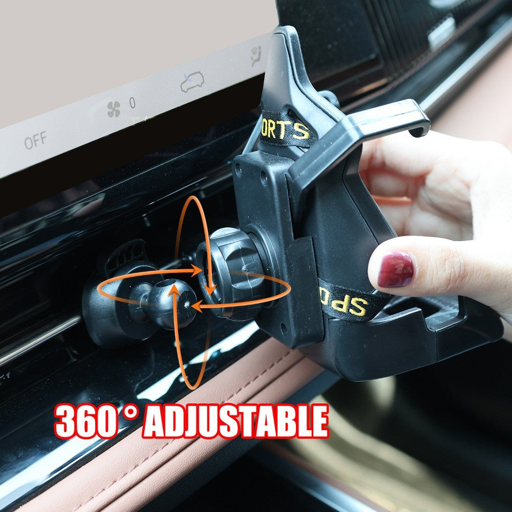 Car Air Vent Phone Holder Mount Universal 360° Rotating ABS Dashboard Navigation Bracket for IPhone Samsung Anti-Shake GPS Clip