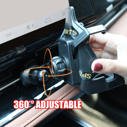 Car Air Vent Phone Holder Mount Universal 360° Rotating ABS Dashboard Navigation Bracket for IPhone Samsung Anti-Shake GPS Clip