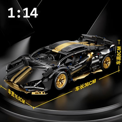 Blocos de Montar de Carro Esportivo de Corrida Técnico Maquete Técnicos para Adultos 1:14 DIY Supercarro Tijolo Quebra-Cabeça Brinquedos para Crianças e Adultos Presente?1280+peças?