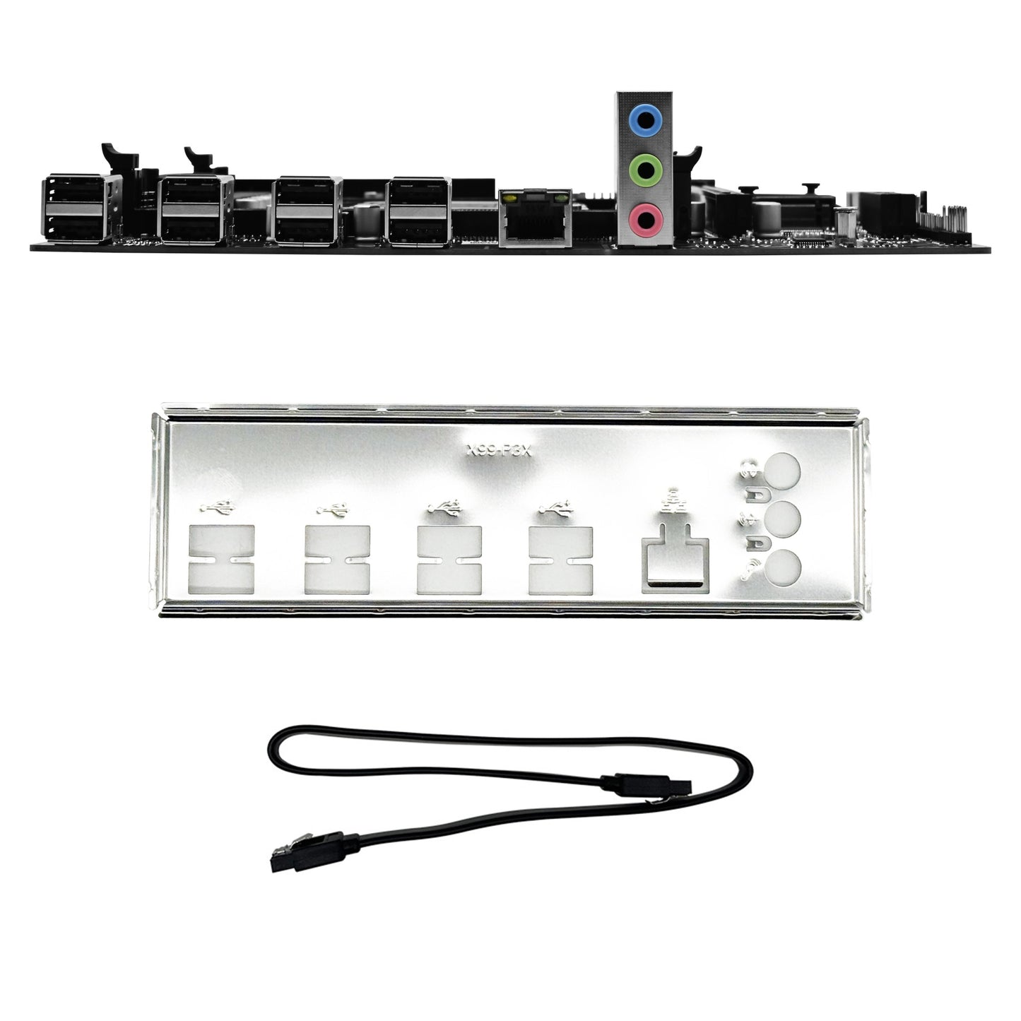 Kit Placa Mãe ZSUS X79 com Processador Intel LGA2011 Xeon E5 2630 V2 Memória RAM ECC DDR3 1*16GB Suporte Slot M.2 NVME