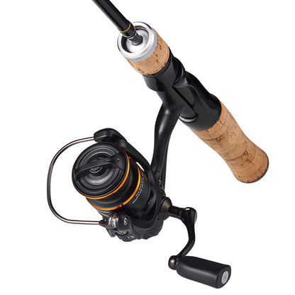 DEUKIO Vara de Pesca de Carbono Giratória 4 Seções 1.8m Vara de Viagem Portátil Varas de Pesca Giratórias Artigos de Pesca