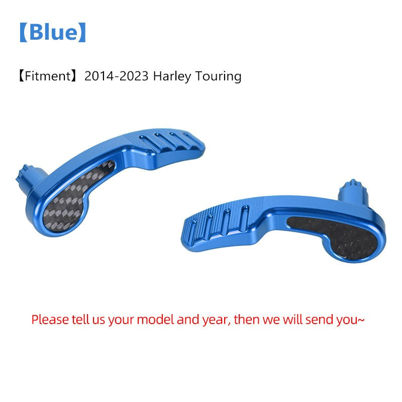 Para Harley Touring Road/Street Glide FLHR FLHTK 2014-2023 Kit de Travas de Alforje de Fibra de Carbono Levantador de Travas de Alforje
