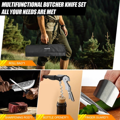ZENG 14PCS Japanese Chef Knife Set High Carbon Steel Sharp Blade for Meat Slicing Peeling Chopping Cooking Kitchen Knives Set