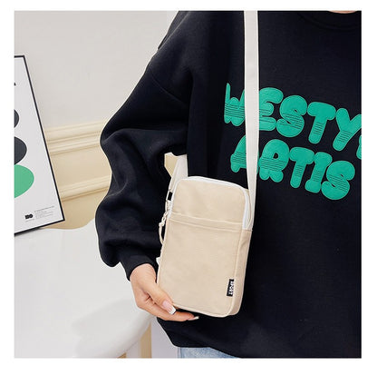 New Fashion Mobile Phone Bag Women's Messenger Bag All-match Mini Small Crossbody Bag Hanging Neck Coin Purse Vertical Handbag