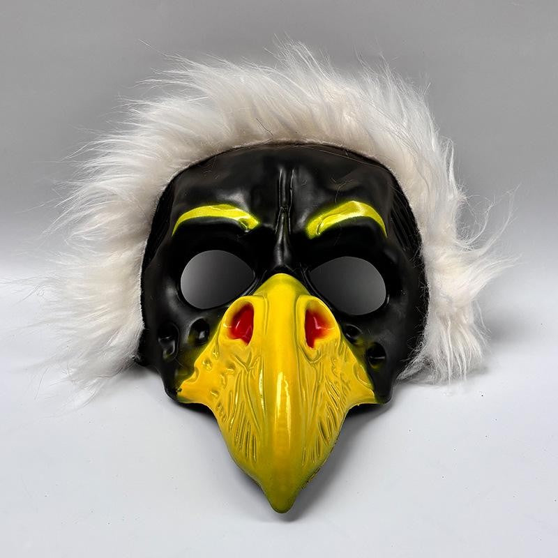 Halloween Cosplay Scary Eagle Face Mask NPC Funny Prank Scare Headgear For Party Ball Costume Prop Ideal For Halloween