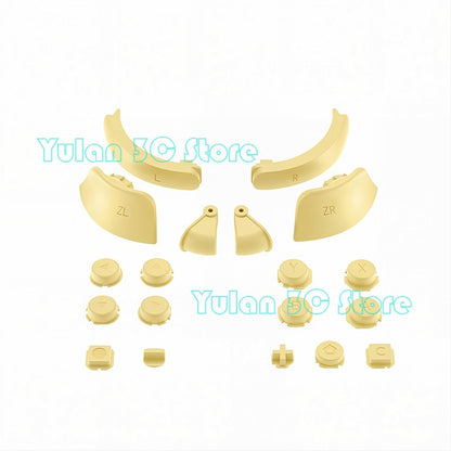 Joycon 2 Solid Color / Transparent Custom DIY Replacement Full Set Buttons for Nintendo Switch 2 Joy Con Controller Accessories