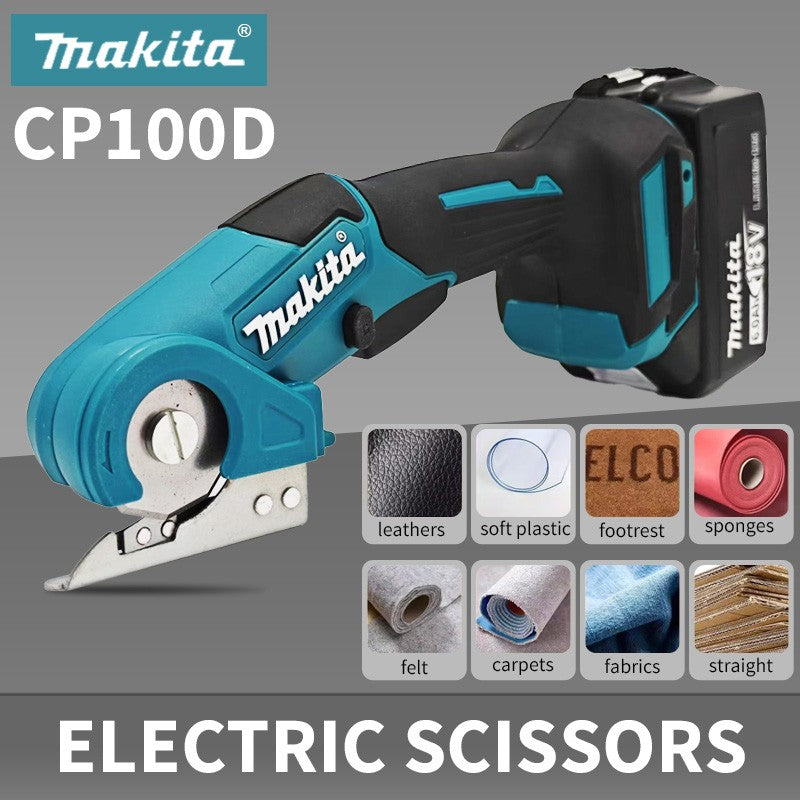 Tesoura Sem Fio para Carpetes Makita Tesoura de Poda Multifuncional Tesoura de Corte Circular para Tecidos Ferramenta Elétrica Para bateria makita 18v