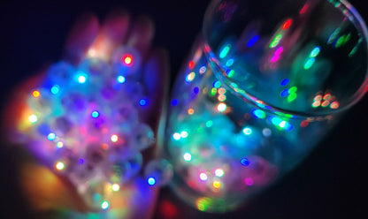 50/100/150/200/300pcs Tumbler Round Ball Light Balloon LED Flash Luminous Lamps Lantern Light for Wedding Party Birthday Decor