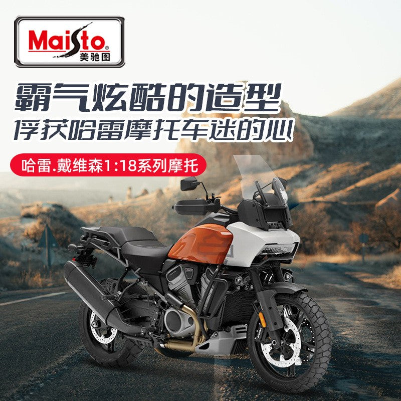 Maisto 1:18 Multiple styles Harley-Davidson Motorcycle 2021 Pan America 1250 Alloy Motorcycle Model Toy Car Collection