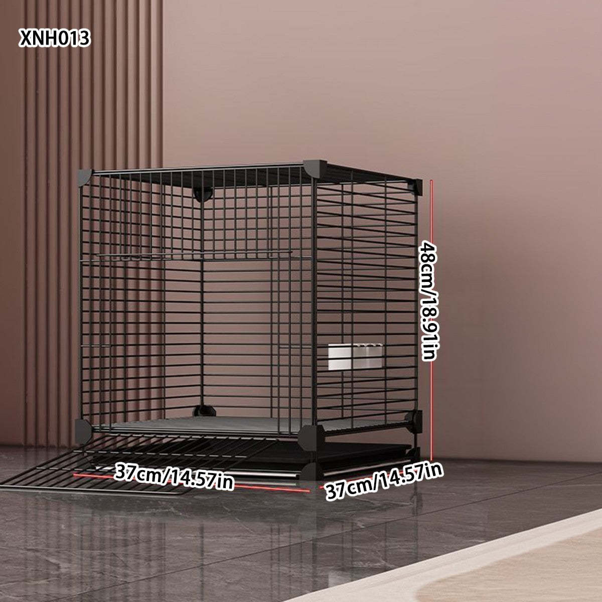 Gaiola para Papagaio Grande Doméstica com Pele de Tigre, Fênix Negra, Peônia, Nova Casa de Luxo, Arame Horizontal, Gaiola Ornamental de Metal Especial