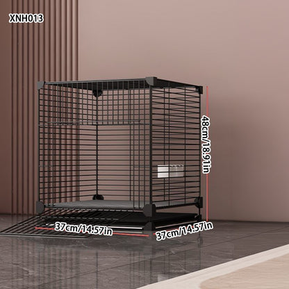 Gaiola para Papagaio Grande Doméstica com Pele de Tigre, Fênix Negra, Peônia, Nova Casa de Luxo, Arame Horizontal, Gaiola Ornamental de Metal Especial