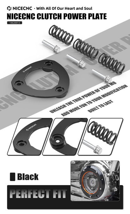 Para Harley 2017-2024 Street Glide FLHX /Special Road Glide FLTRX/Special Road King FLHR M8 Derby Clutch Cover Clutch Power Plate