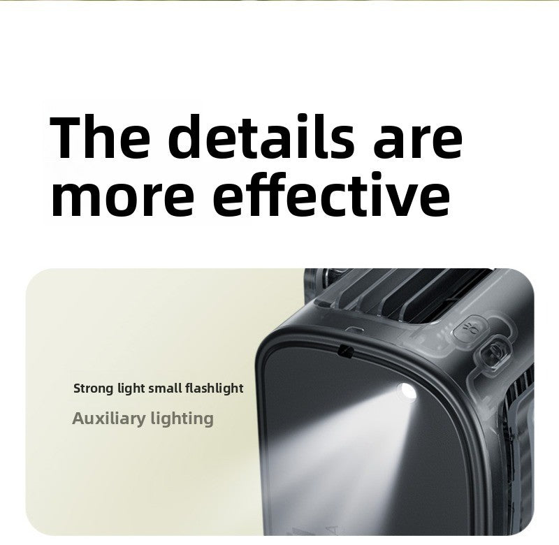 Aecooly Waist Fan Portable Waist Cooling Artifact Tubular Flow High Speed Large Wind Power Violence Small Summer Refrigeration