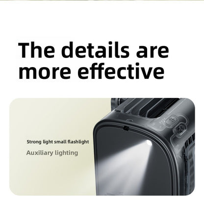 Aecooly Waist Fan Portable Waist Cooling Artifact Tubular Flow High Speed Large Wind Power Violence Small Summer Refrigeration