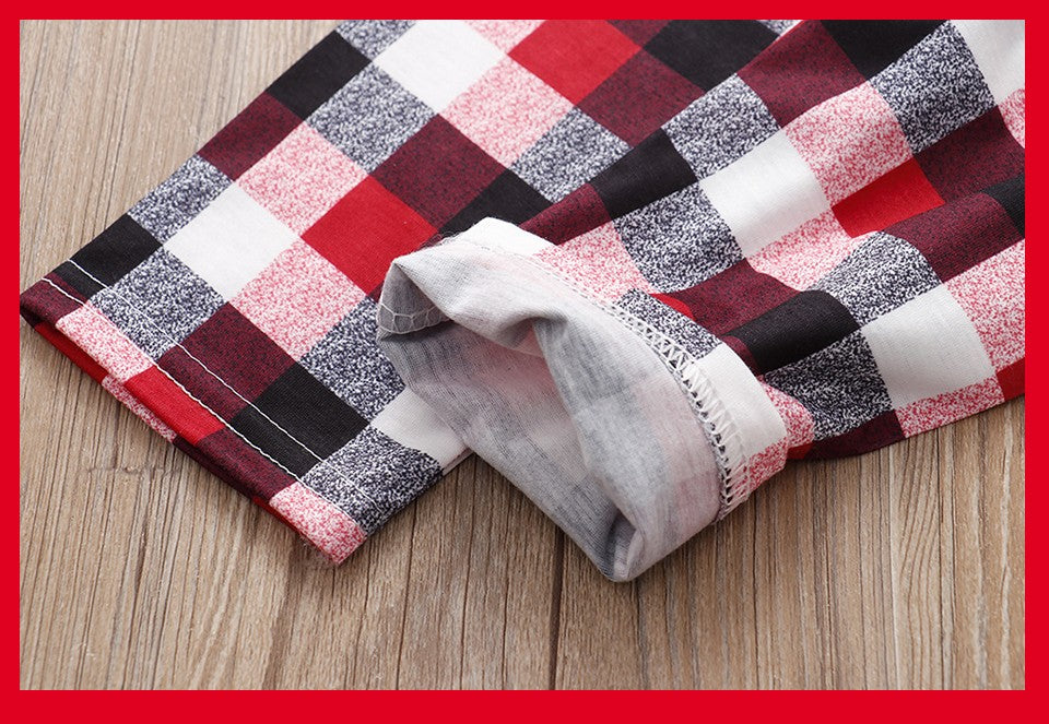 Christmas Pajamas Family Matching Outfits Sets Adult And Kids Clothes Deer Xmas Sleepwear Sets Newborn Baby Boy Girl Jumpsuit