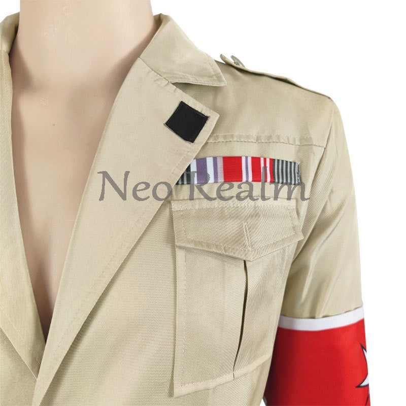 Anime Attack Final Season Freedom Mare Jacket Coat Cosplay Costume Halloween Carnival Outfit In Stock