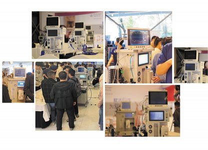 Máquina de Anestesia Veterinária Integrada DA1200V9 com Aquecimento de Circuito Respiratório para Animais de Estimação e Fonte Dupla de Ar Inteligente
