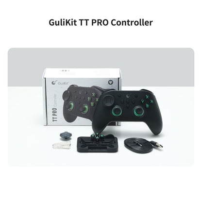 GuliKit TT Max Wireless Controller for Nintendo Switch 1/2 with Tension Adjustable TMR Joysticks for Windows Android iOS
