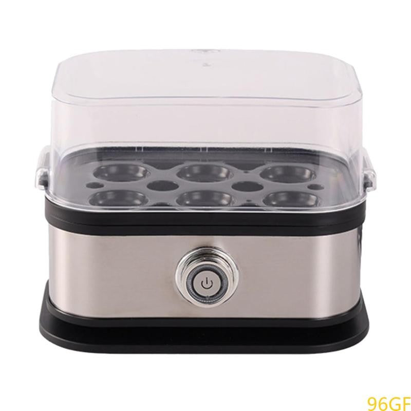 Space Saving Eggs Boiler 200W Automatic Cooker 6 Eggs Capacity Electric Steamer Multi Functional Kitchen Appliance