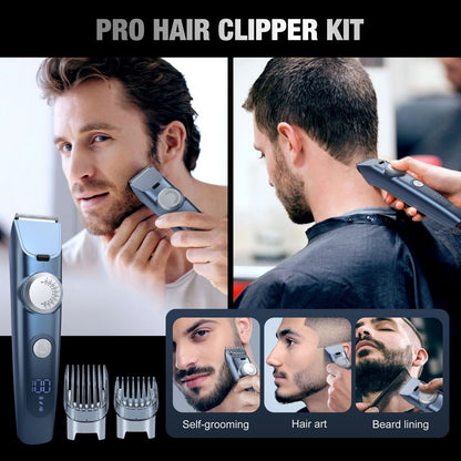 SEJOY 3 In 1 Man Shaver Electric Razor Rechargeable Triple Blade Trimmer Beard Floating Head Waterproof Hair Shaving Machine