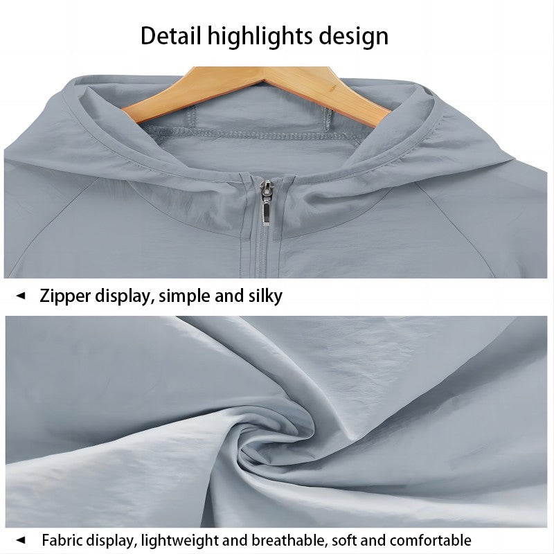 Camping Rain Jacket Men Women Waterproof Sun Protection Clothing Fishing Hunting Clothes Quick Dry Skin Windbreaker With Pocket