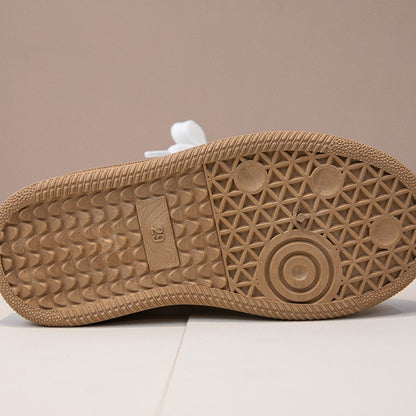 Children's Board Shoes Boys Sneakers 3-18 Years Old Khaki Boys Girls Single Shoes Four Seasons Non-slip Kids De Training Shoes