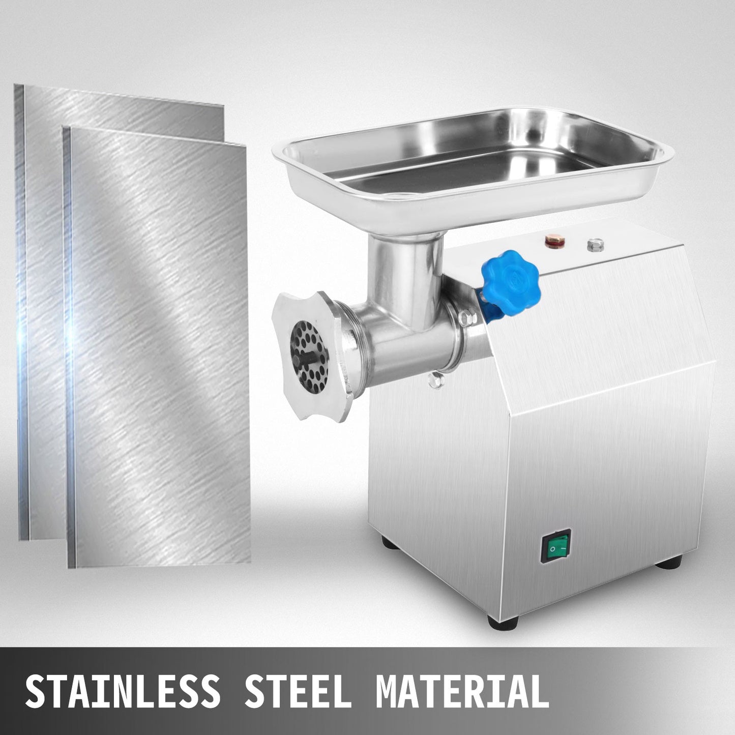 SucceBuy 250Kg/H Electric Meat Mincer Grinder Commercial Kitchen Chopper Food Processor Sausage Maker Machine Home Appliance