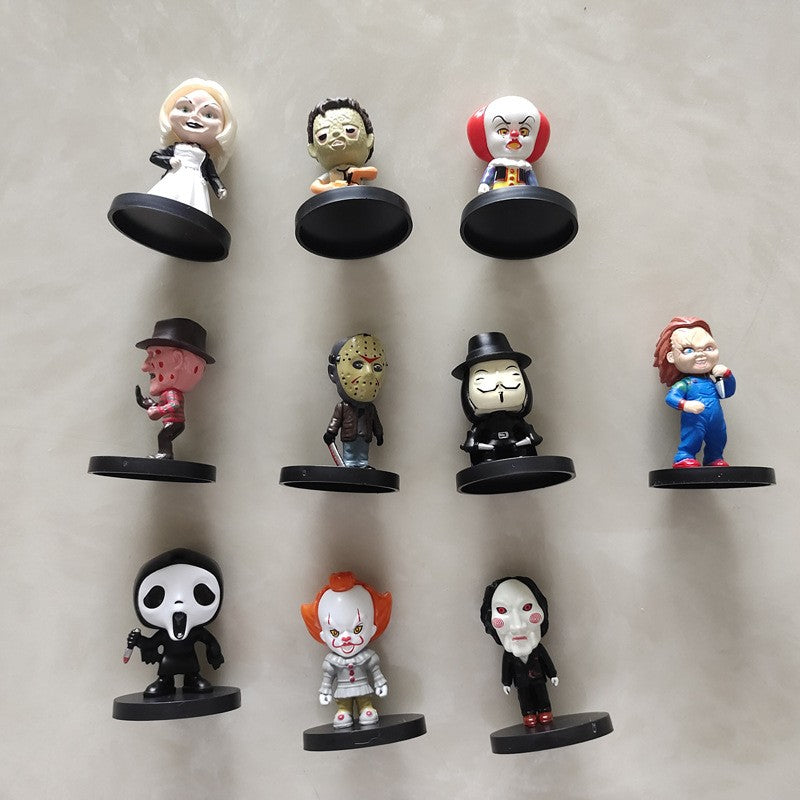 Os 10 Bonecos de Carro Halloween Mais Vendidos da 2ª Geração de O Estranho Mundo de Jack: Jack Esqueleto, Chucky e Corvo