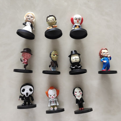 Os 10 Bonecos de Carro Halloween Mais Vendidos da 2ª Geração de O Estranho Mundo de Jack: Jack Esqueleto, Chucky e Corvo