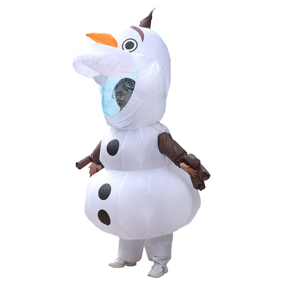 Cute and Unique Standing Shark Shaped Inflatable Suit Funny Ballet Inflatable Suit Suitable for Halloween Christmas Play Props