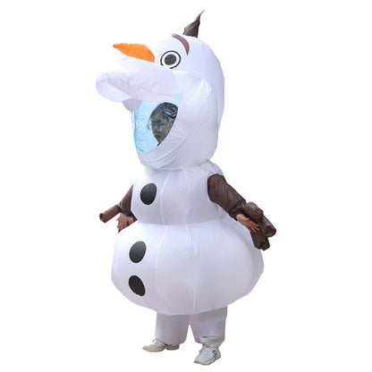Cute and Unique Standing Shark Shaped Inflatable Suit Funny Ballet Inflatable Suit Suitable for Halloween Christmas Play Props