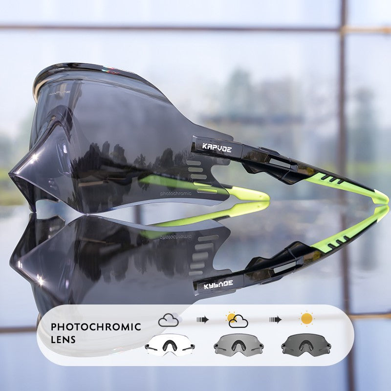 Kapvoe Cycling Sunglasses UV400 Protect Men Bike Sunglasses MTB Eyewear Outdoor Sport Goggles Bike Glasses Oculos De Ciclismo