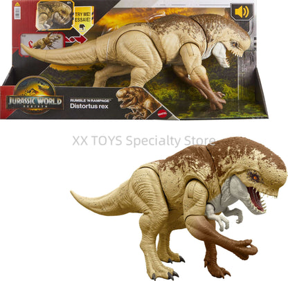 Jurassic World Rebirth Mosasaurus Distortus Rex Tyrannosaurus Rex Dinossauro Boneco de Ação com Luz e Som Presentes de Aniversário para Meninos