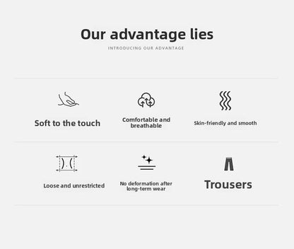 New Hot Sale Of The Season Modal Loose Fit Men's Sleepwear Thin Home Pants Single Piece Summer Long Thin Home Pants Comfortable