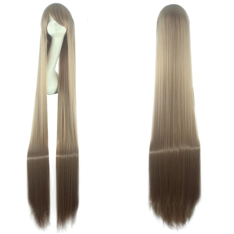 cosplay wig, ancient costume, men and women, long straight hair, anime, colored hair Synthetic fiber wig
