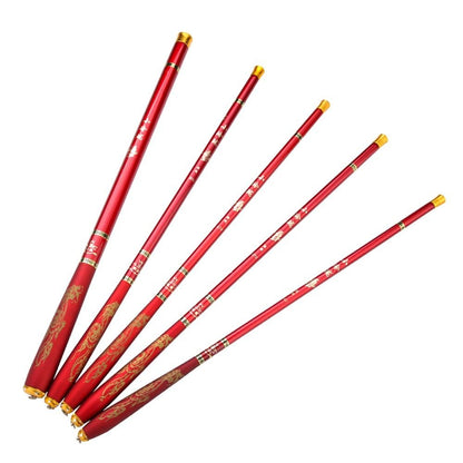 1.6m-4.8m Length Ultralight Fishing Rod Hand Pole Design Feeder Type Carbon Fiber Fishing Rod Telescopic Mechanism