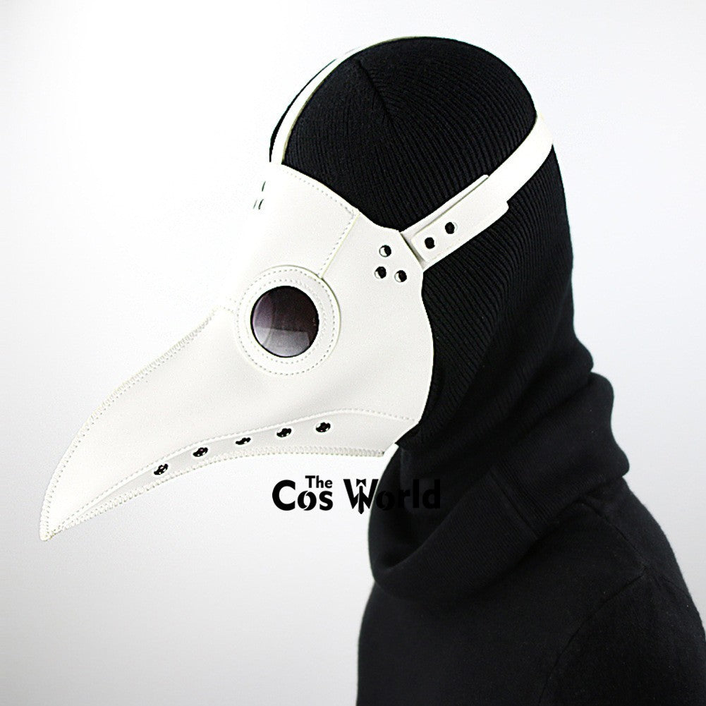 Halloween Plague Doctor Mask Steampunk Gothic Bird Beak Props for Party Carnival Cosplay Costumes Masquerade