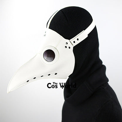 Halloween Plague Doctor Mask Steampunk Gothic Bird Beak Props for Party Carnival Cosplay Costumes Masquerade