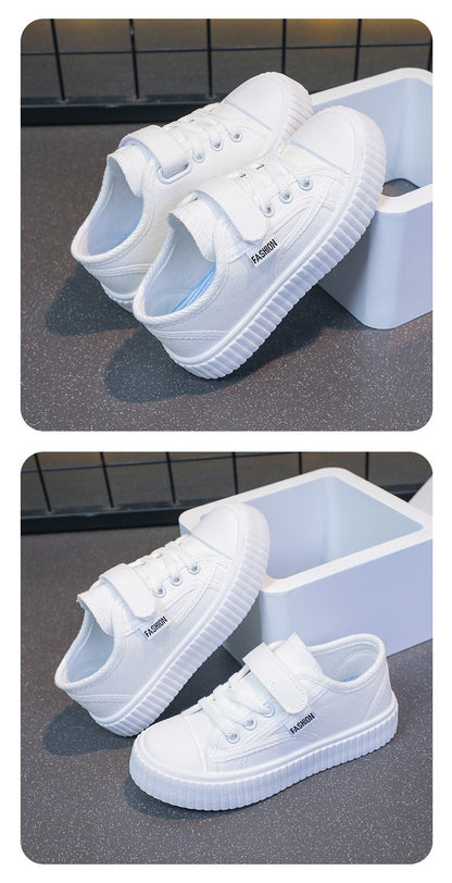 Children Sneaker Boys Casual Shoes Black Flat Student Walking Shoes Non-slip Girl Lightweight Sports Tennis Footwear