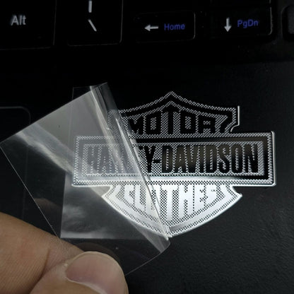 Adesivo de Capacete de Metal com Logotipo Retrô Personalidade Adesivo de Corpo de Motocicleta para Acessórios Harley Davidson Electra Glide 1250S PA1250