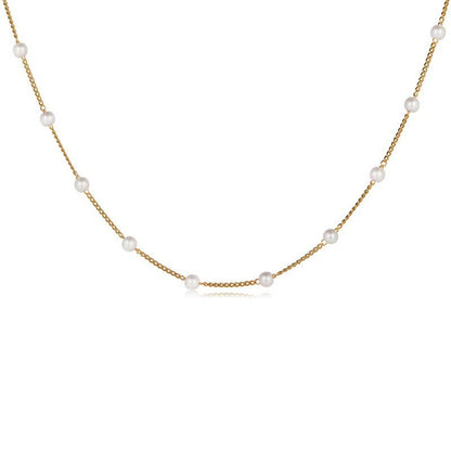 Um colar gargantilha gótico dourado feminino com pingente de pérolas e renda - acessório de joia para meninas