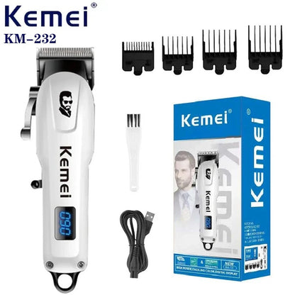 Kemei 232 Mini Electric Hair Clipper Small Hair Cutting Machine for Men Hair Trimmer Professional Haircut Rechargeable