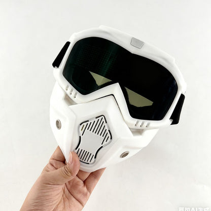High Quality LED Glowing Mask DIY Patterns Punk Style Full Face Goggles Mask For Adult Bluetooth Button Control Change Mask